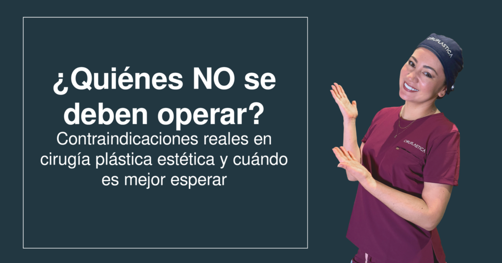 NO se deben operar